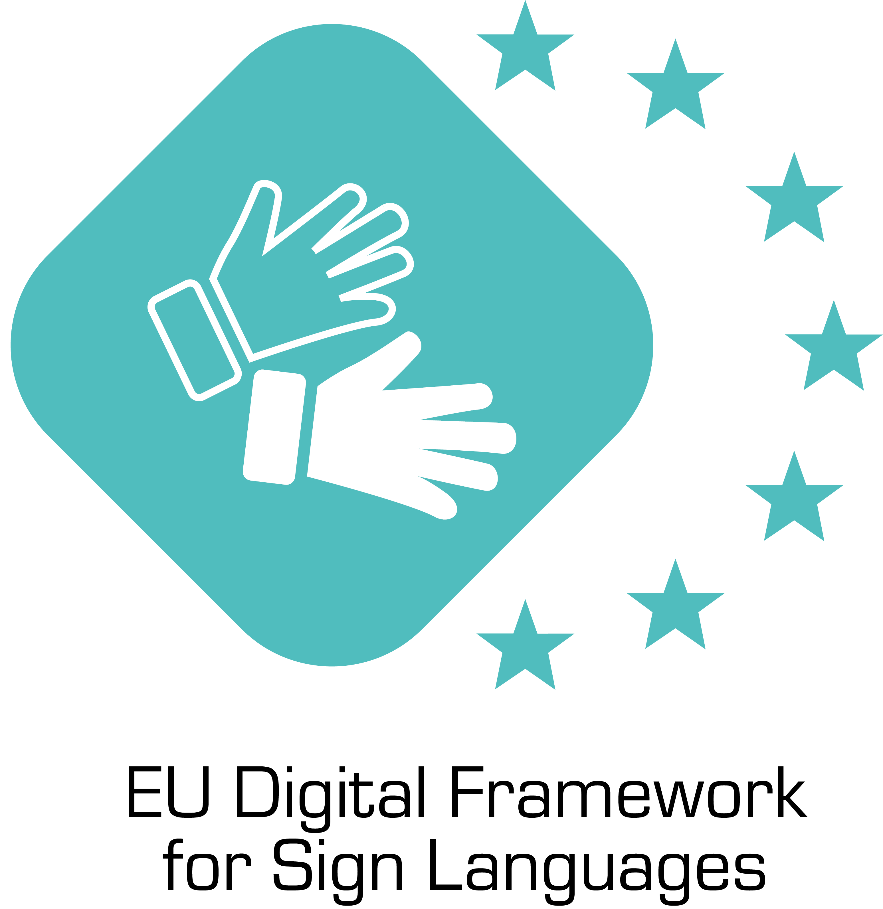 EU Digital Framework for Sign Languages Logo